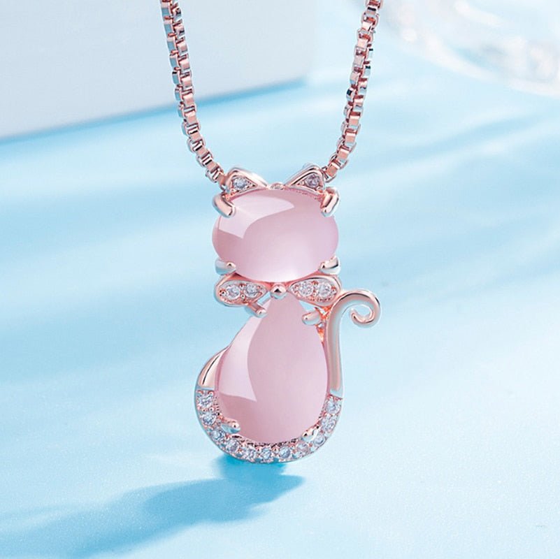 Zircon Cat Necklace — image 1