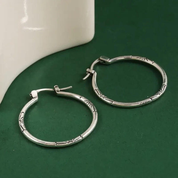 Timeless Silver Hoop Earrings — image 1