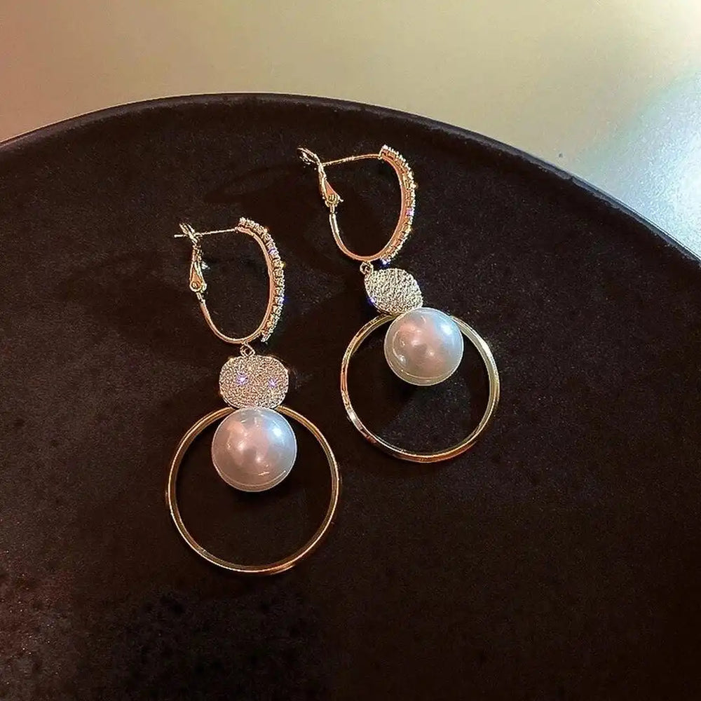 Turquoise Saturn Gold Earrings — image 2