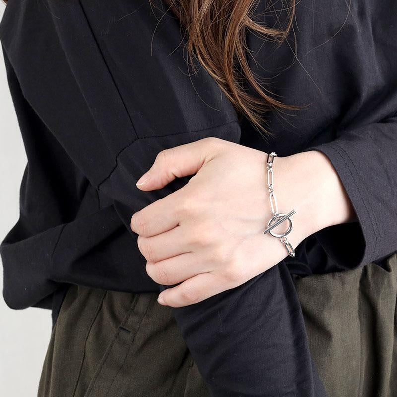 Sophisticated Link T-Bar Bracelet — image 3