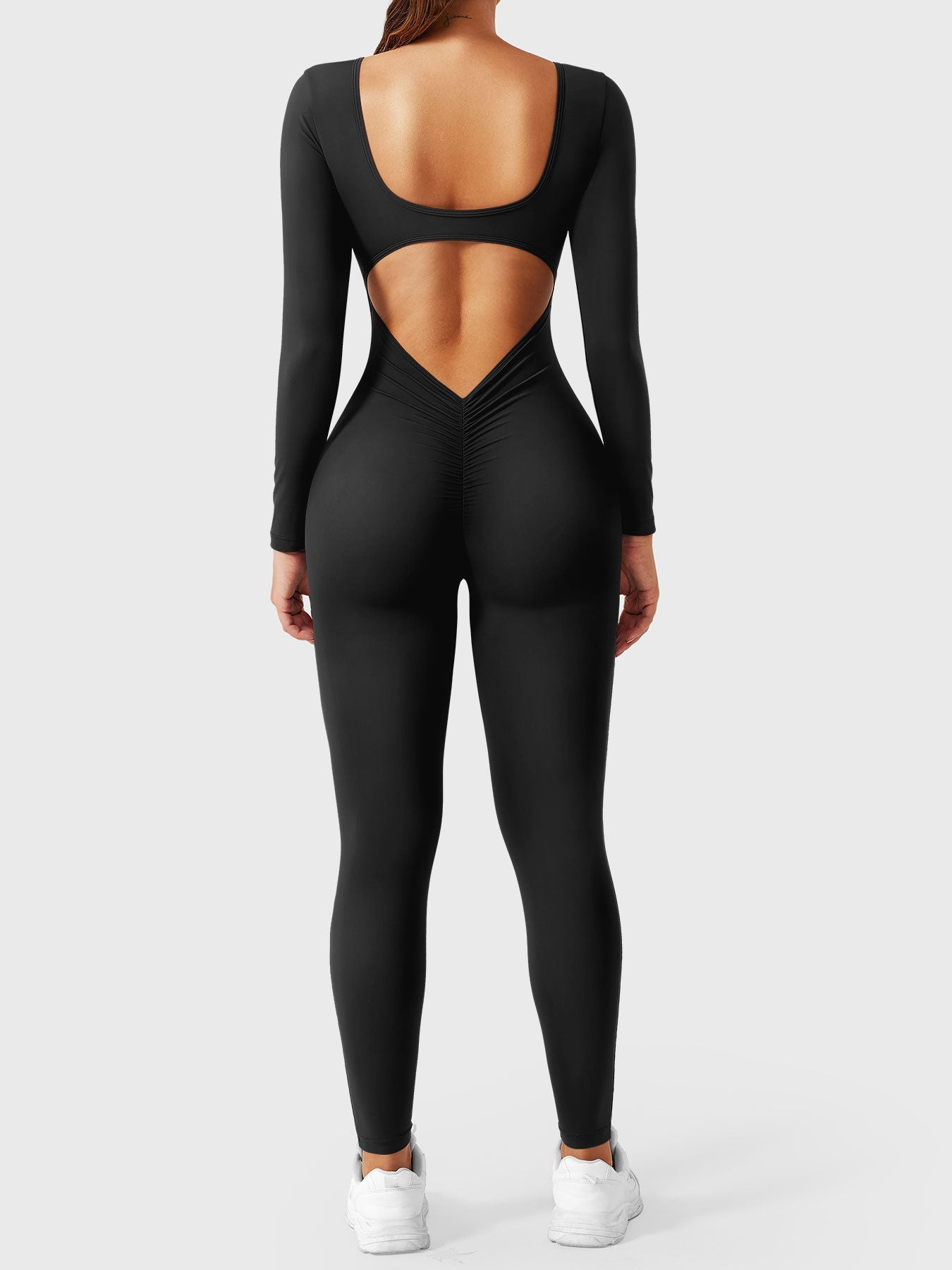 Yeoreo Lizvette V-Back Long Sleeves Jumpsuit