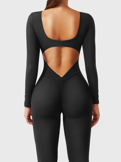 Yeoreo Lizvette V-Back Long Sleeves Jumpsuit