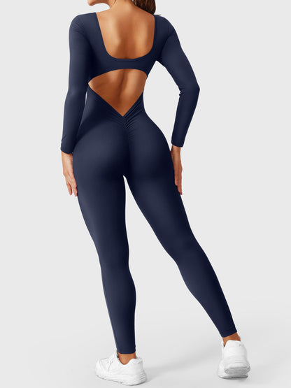 Yeoreo Lizvette V-Back Long Sleeves Jumpsuit