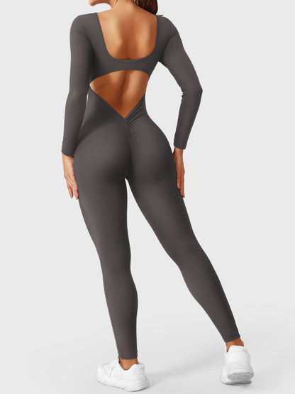 Yeoreo Lizvette V-Back Long Sleeves Jumpsuit