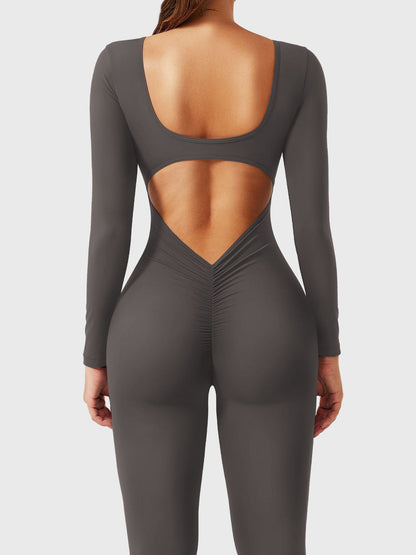 Yeoreo Lizvette V-Back Long Sleeves Jumpsuit