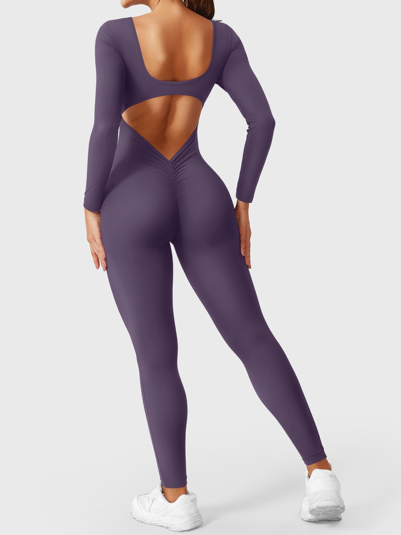 Yeoreo Lizvette V-Back Long Sleeves Jumpsuit