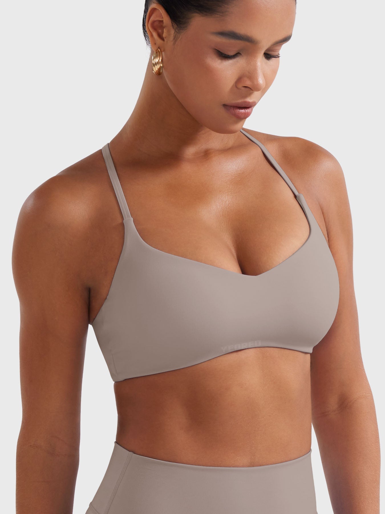 Soutien-gorge de sport Yeoreo Paisley à dos en Y
