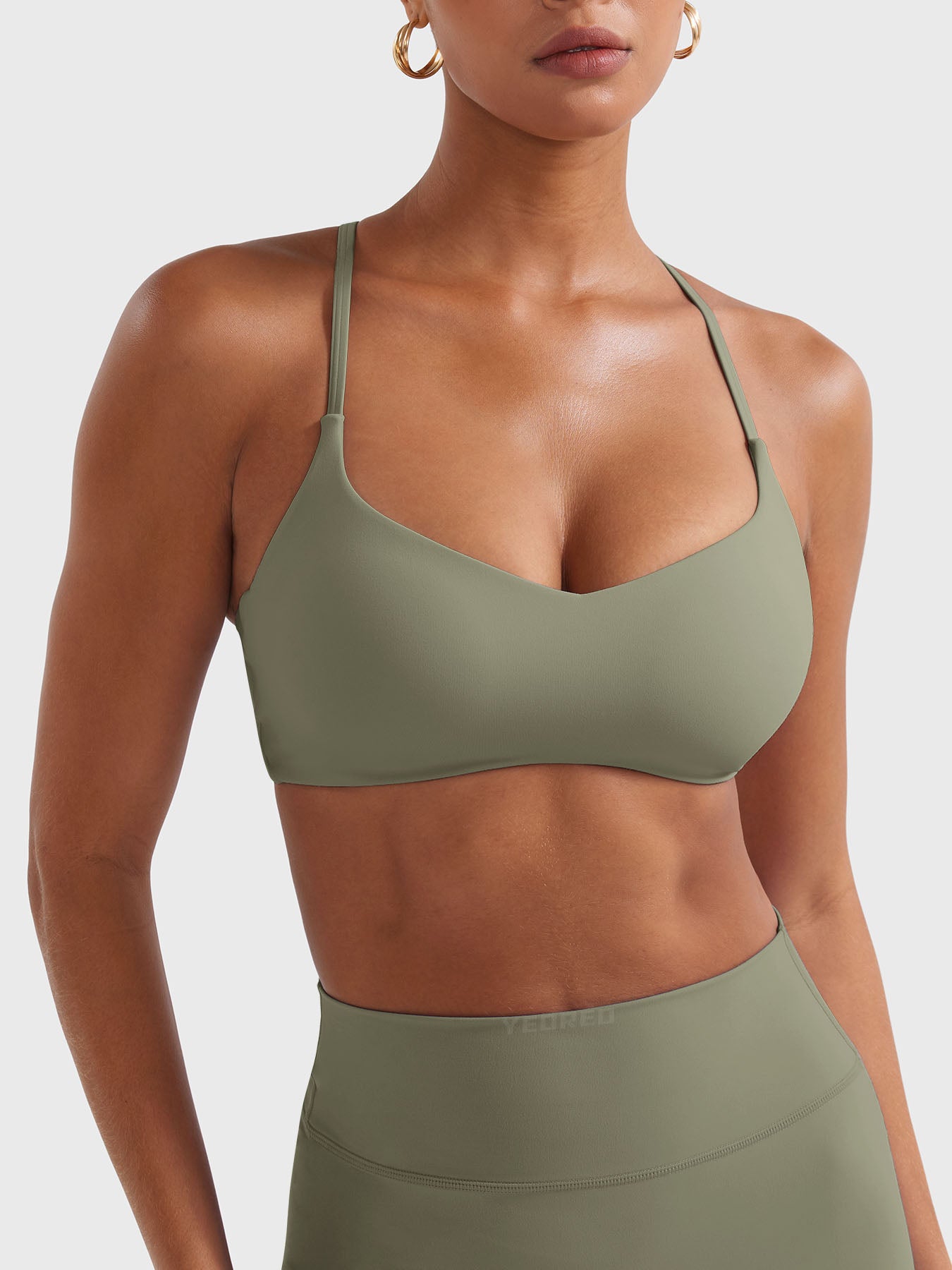 Yeoreo Paisely Y-Back Sports Bra
