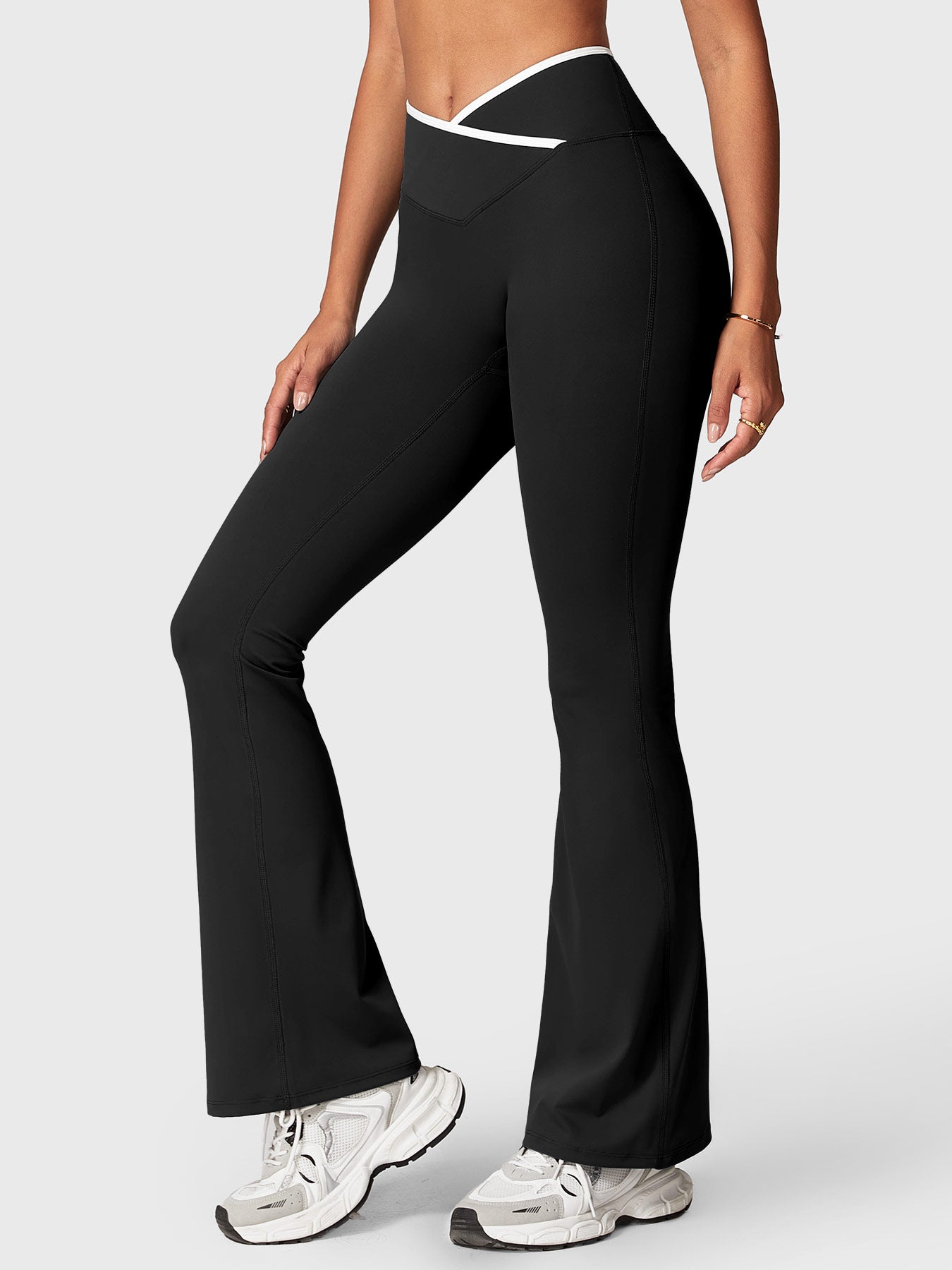 Legging évasé Yeoreo Alberta avec bordure contrastante