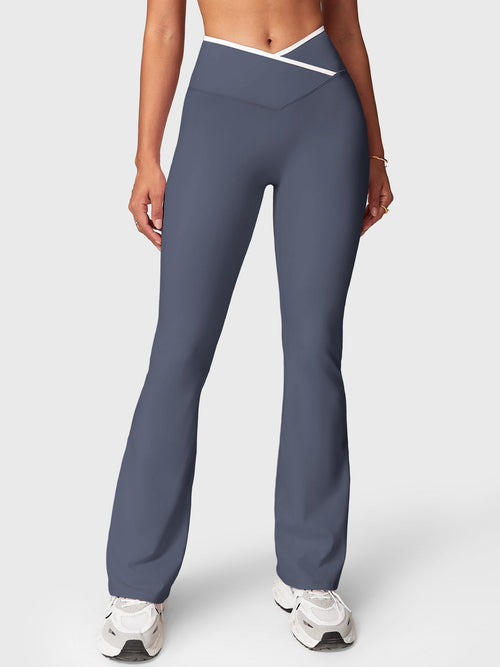 Legging évasé Yeoreo Alberta avec bordure contrastante