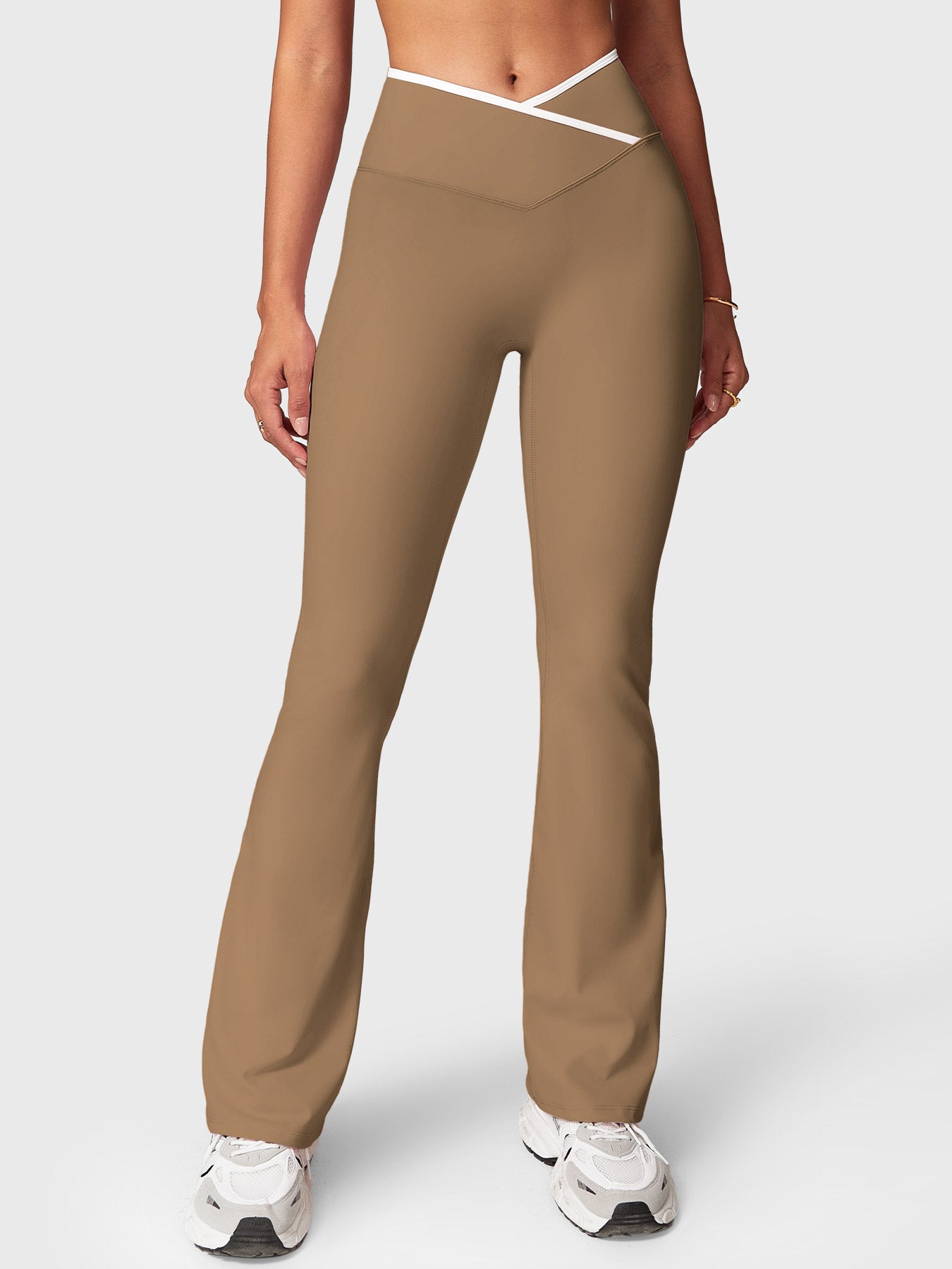 Legging évasé Yeoreo Alberta avec bordure contrastante