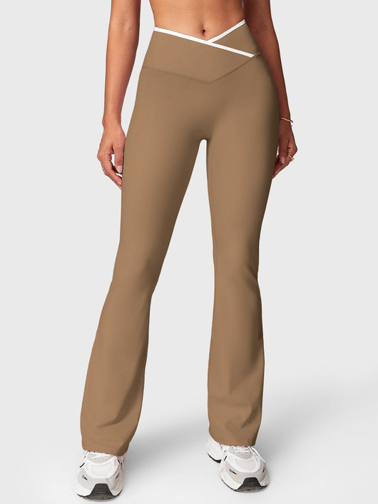 Legging évasé Yeoreo Alberta avec bordure contrastante