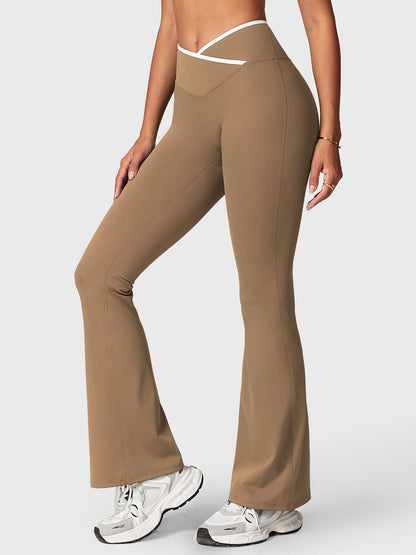Legging évasé Yeoreo Alberta avec bordure contrastante