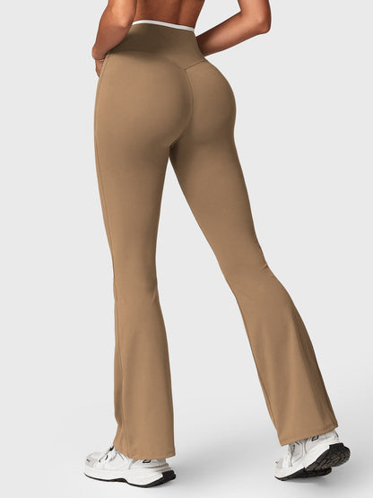 Legging évasé Yeoreo Alberta avec bordure contrastante