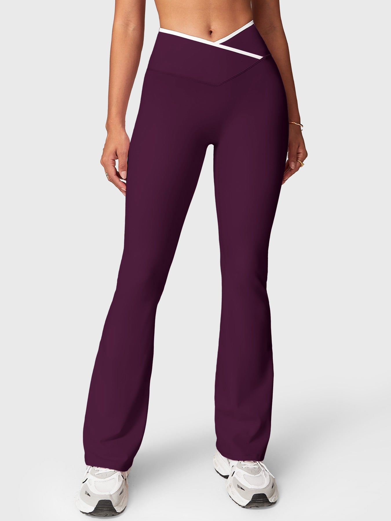 Legging évasé Yeoreo Alberta avec bordure contrastante
