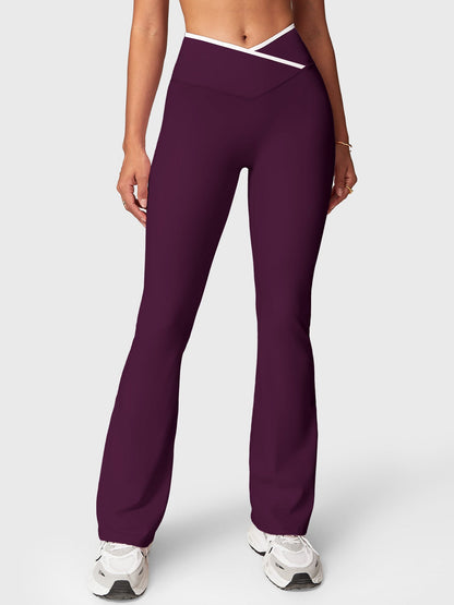 Legging évasé Yeoreo Alberta avec bordure contrastante