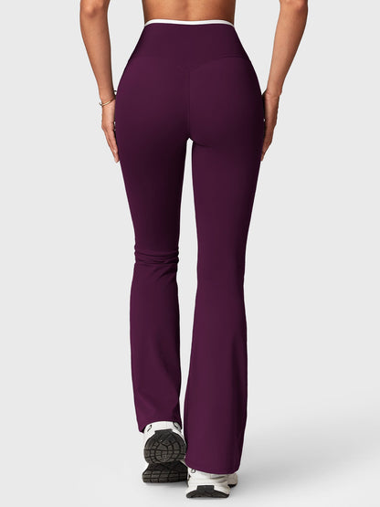 Legging évasé Yeoreo Alberta avec bordure contrastante