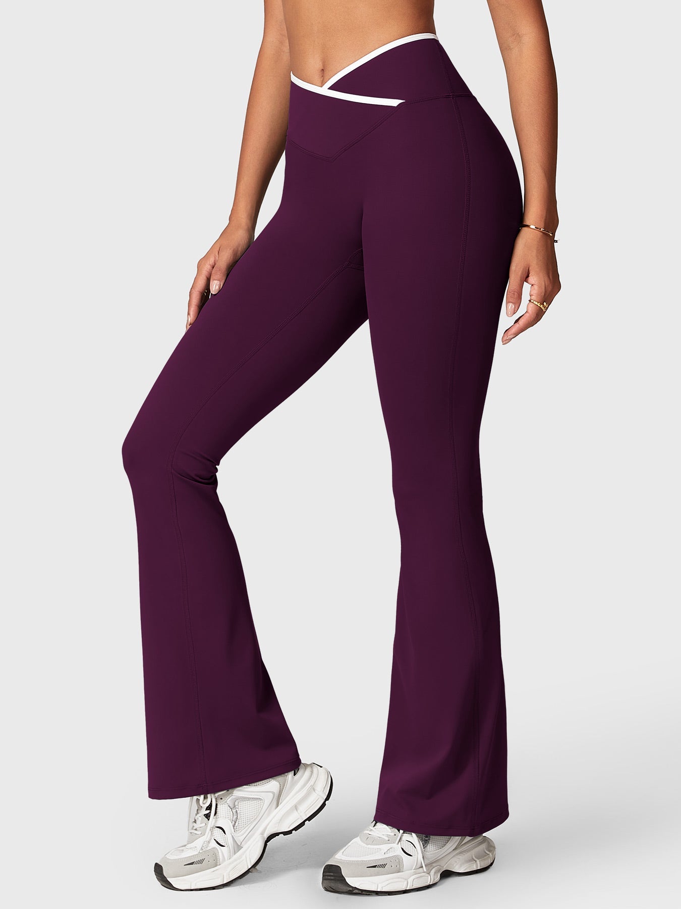 Legging évasé Yeoreo Alberta avec bordure contrastante