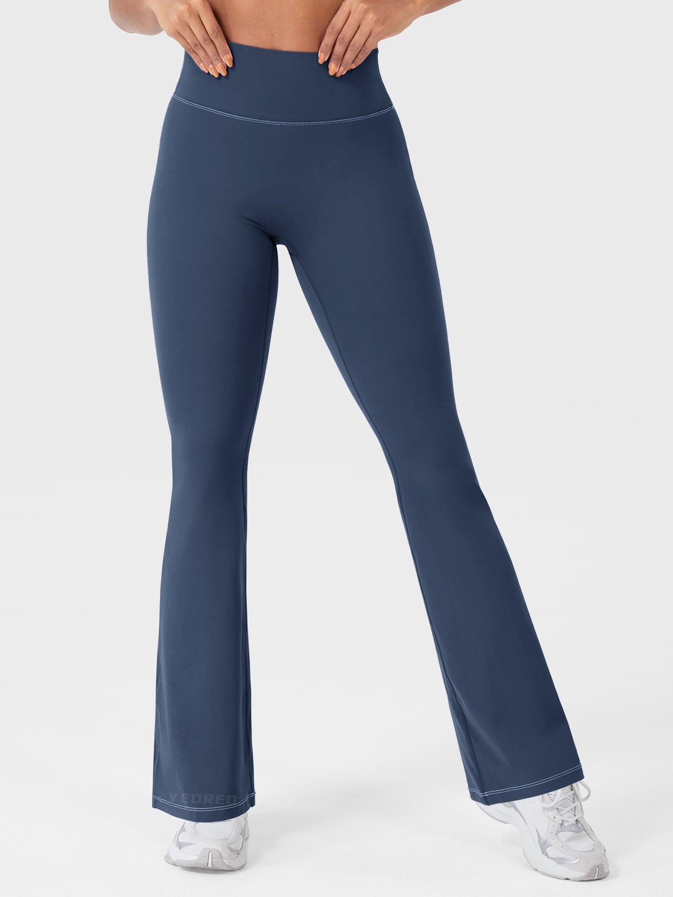 Yeoreo Astridy CoreFlex™ Faux Denim Flared Leggings