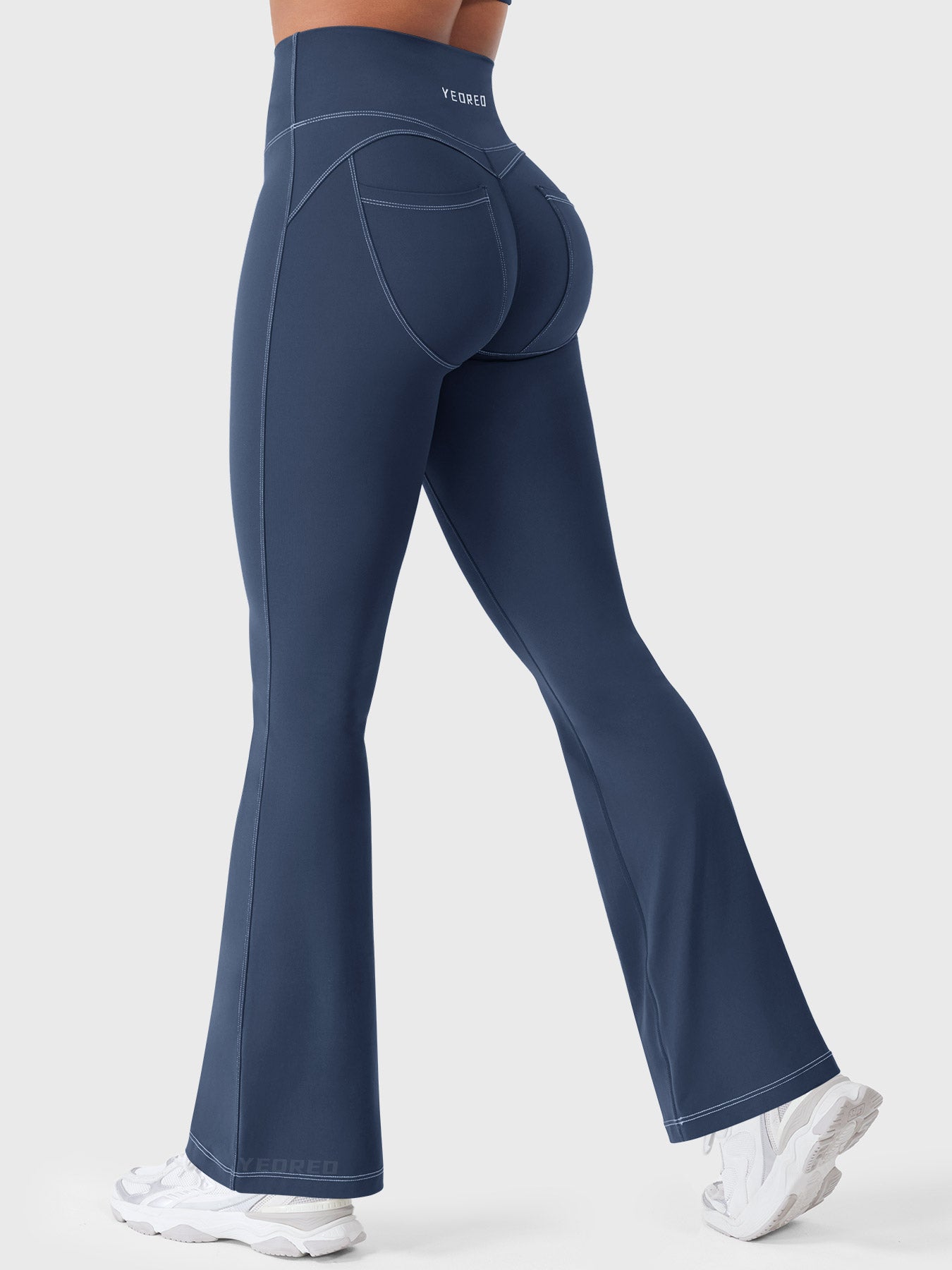 Yeoreo Astridy CoreFlex™ Faux Denim Flared Leggings