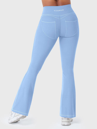 Yeoreo Astridy CoreFlex™ Faux Denim Flared Leggings