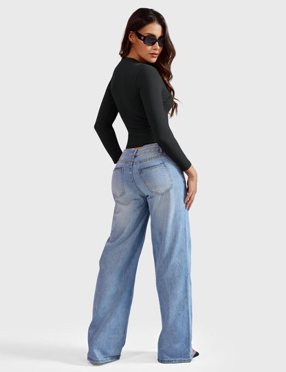Yeoreo Sweeney Sculpting Long Sleeve Top