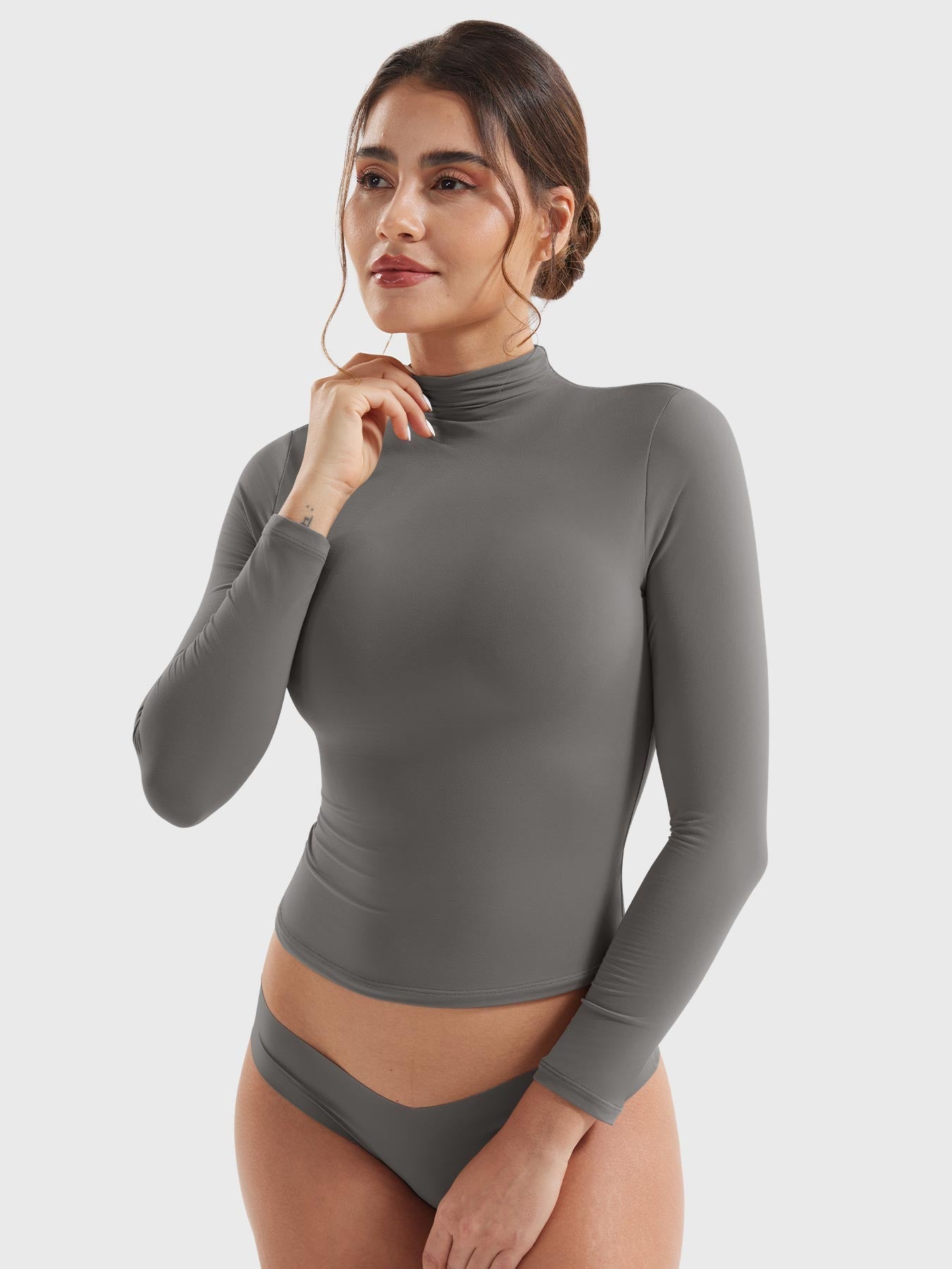 Yeoreo Sariah Turtleneck Long Sleeve Shirt