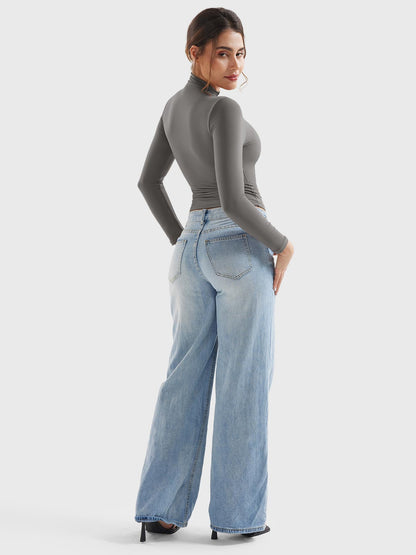 Yeoreo Sariah Turtleneck Long Sleeve Shirt
