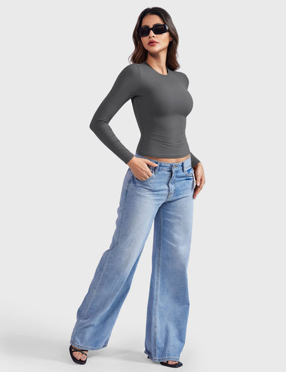 Yeoreo Sweeney Sculpting Long Sleeve Top