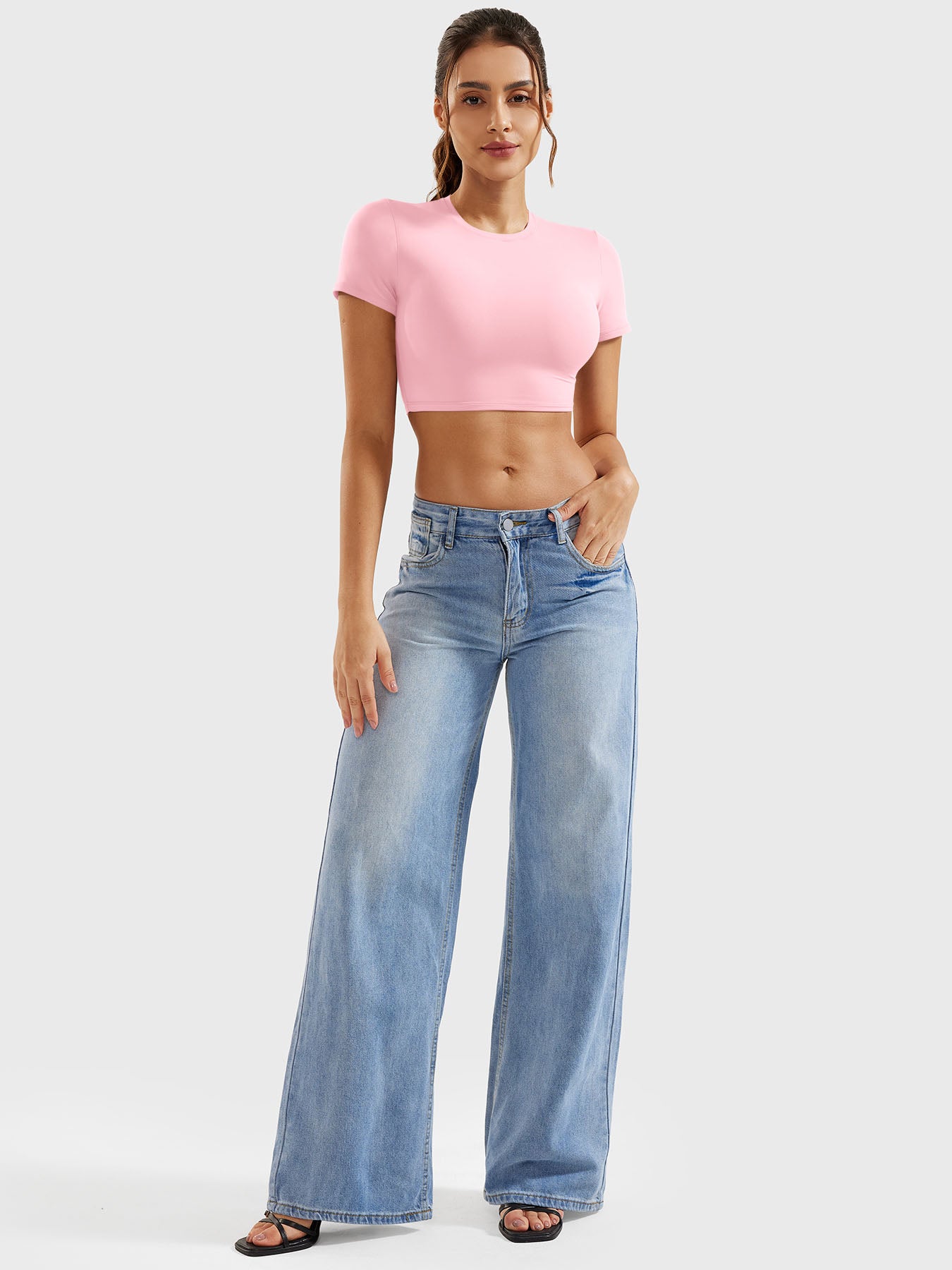 Yeoreo Colin Short Sleeves Crop Top