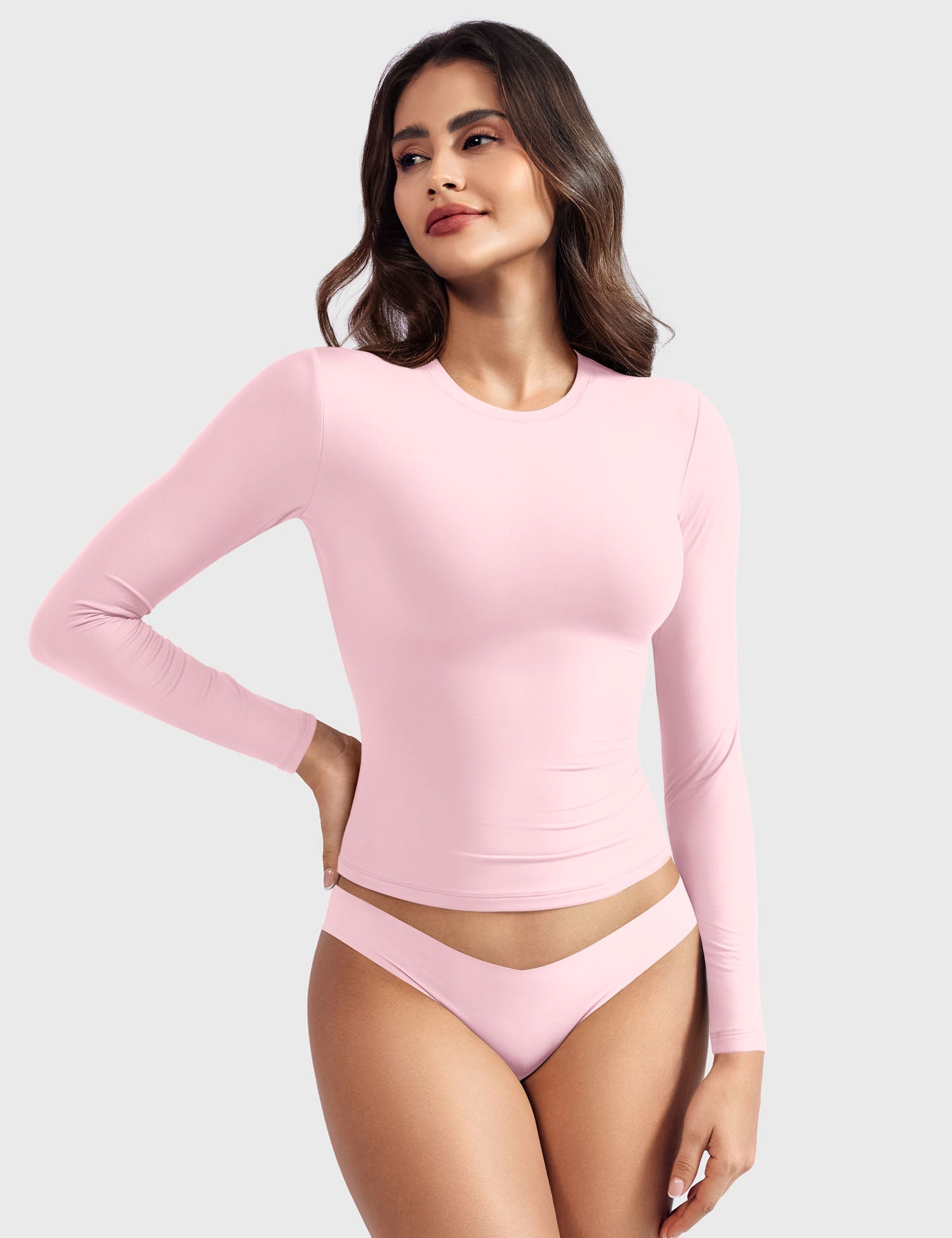 Yeoreo Sweeney Sculpting Long Sleeve Top