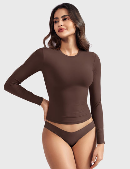Yeoreo Sweeney Sculpting Long Sleeve Top
