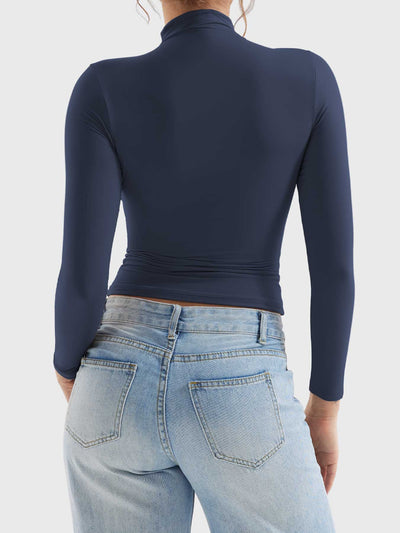 Yeoreo Sariah Turtleneck Long Sleeve Shirt
