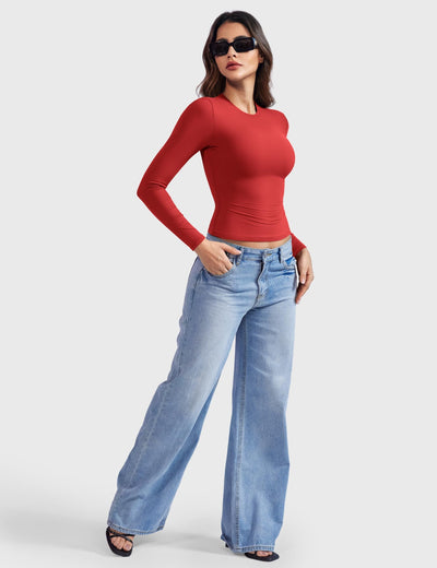 Yeoreo Sweeney Sculpting Long Sleeve Top