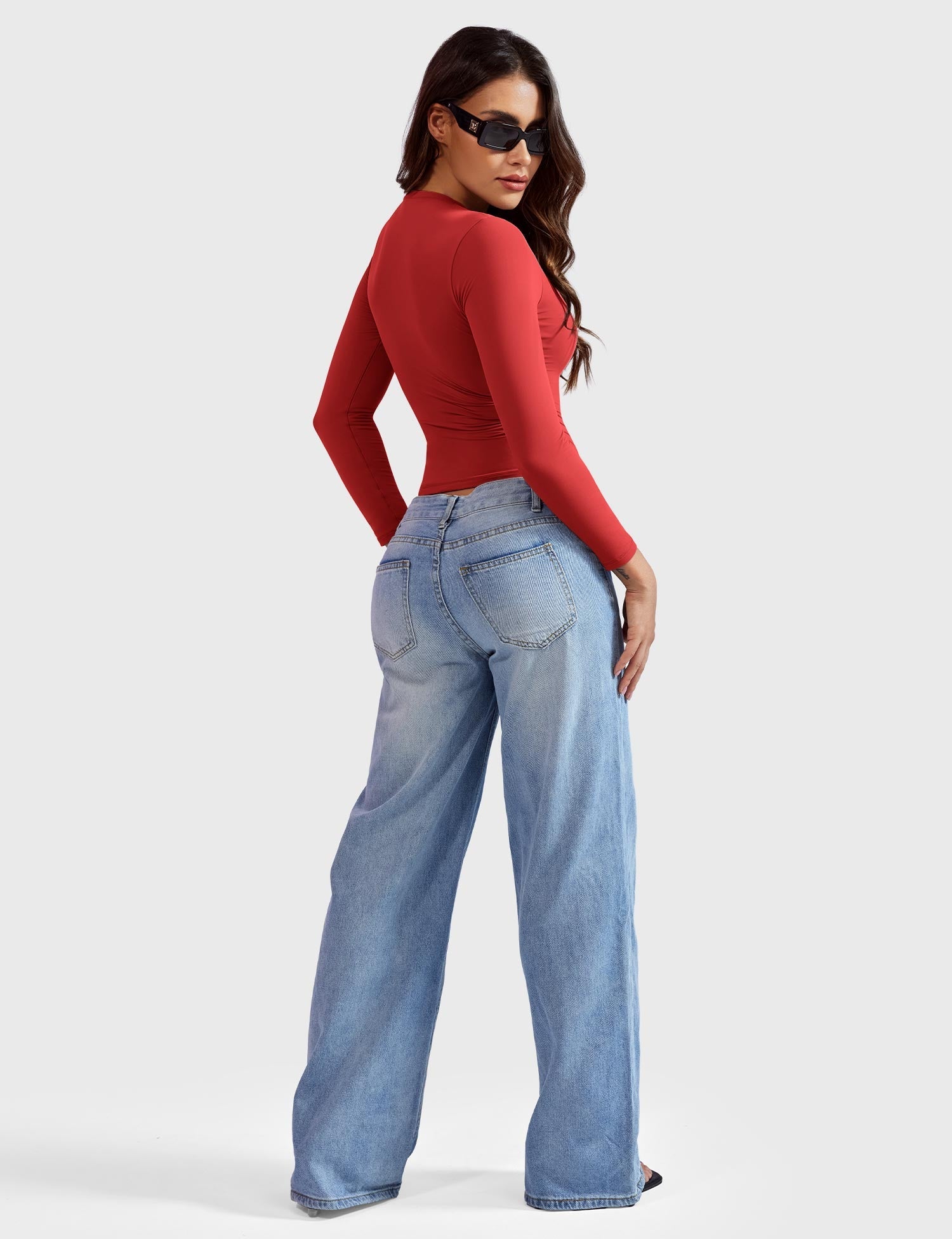 Yeoreo Sweeney Sculpting Long Sleeve Top