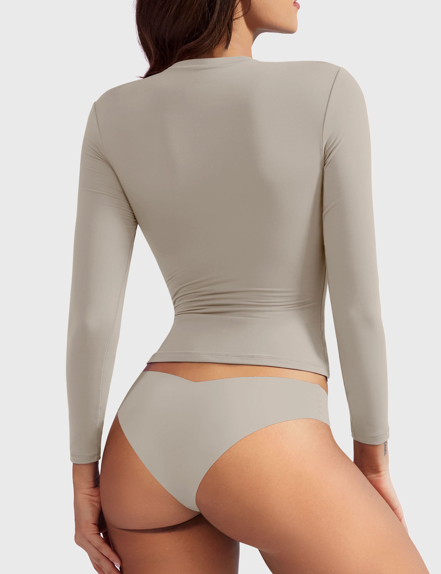 Yeoreo Sweeney Sculpting Long Sleeve Top
