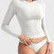 Yeoreo Sweeney Sculpting Long Sleeve Top