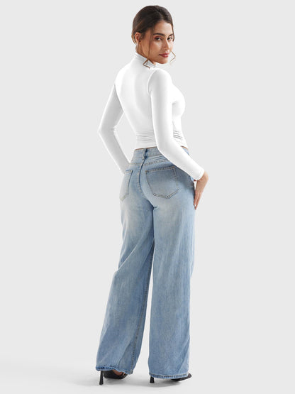 Yeoreo Sariah Turtleneck Long Sleeve Shirt