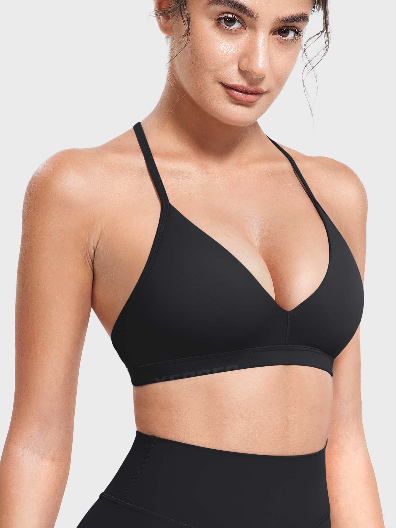 Soutien-gorge de sport Yeoreo Ericie à col en V