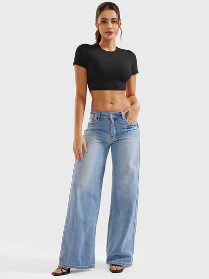 Yeoreo Colin Short Sleeves Crop Top