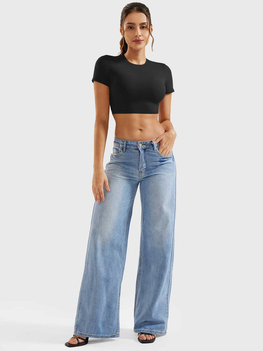 Yeoreo Colin Short Sleeves Crop Top