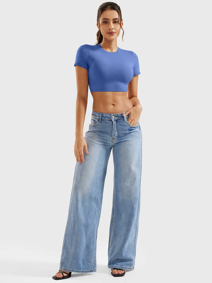 Yeoreo Colin Short Sleeves Crop Top