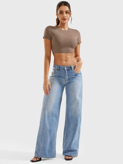 Yeoreo Colin Short Sleeves Crop Top