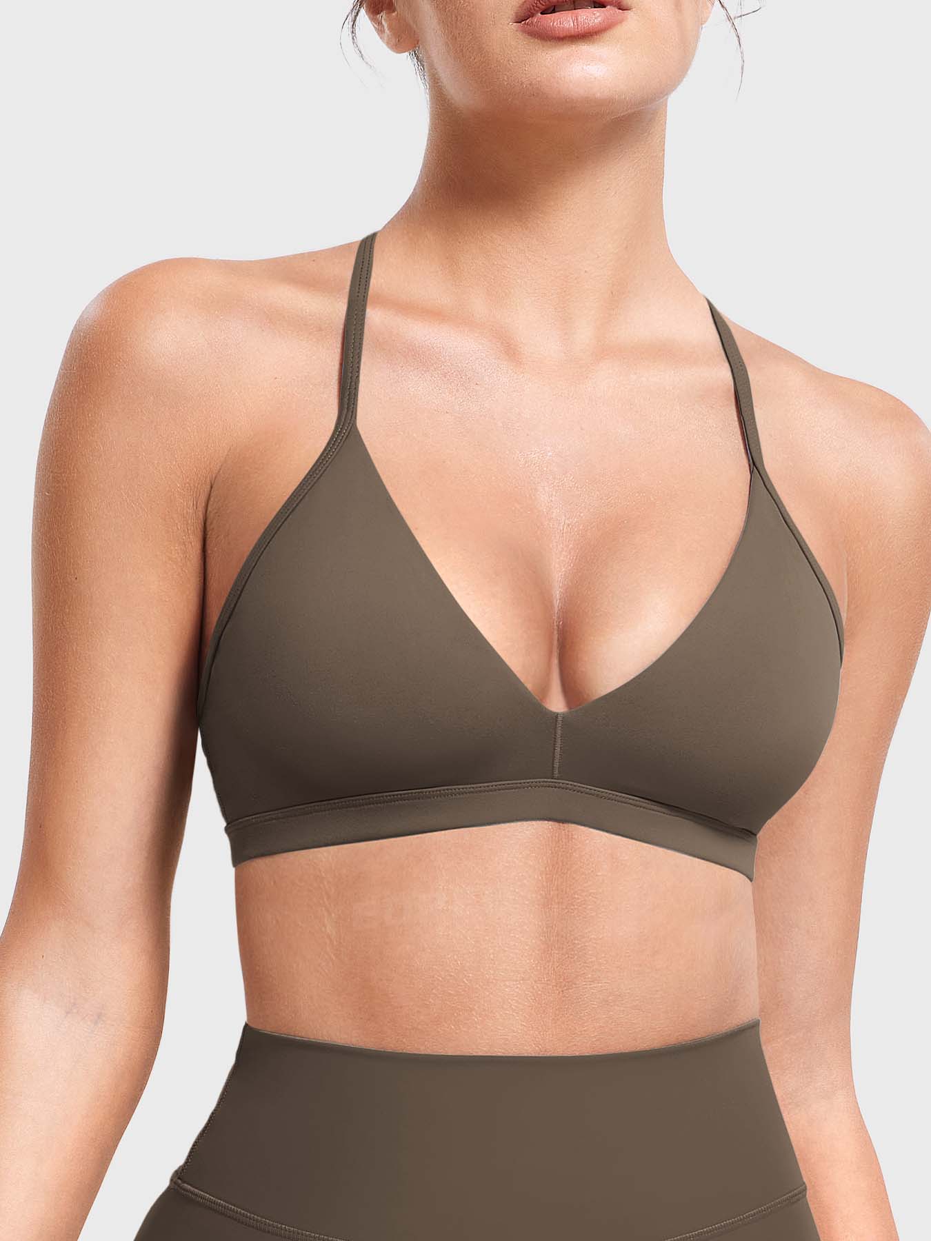 Soutien-gorge de sport Yeoreo Ericie à col en V