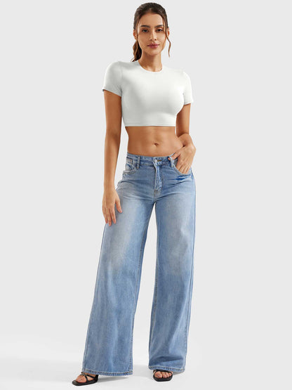 Yeoreo Colin Short Sleeves Crop Top