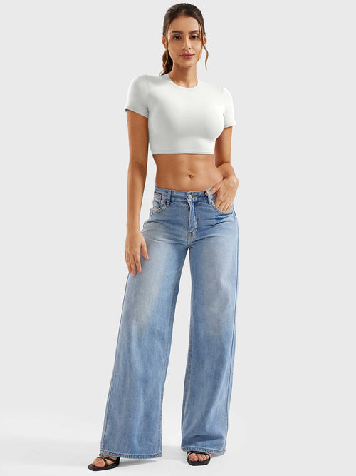 Yeoreo Colin Short Sleeves Crop Top