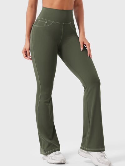 Yeoreo Bernicy CoreFlex™ Faux Denim Flared Leggings