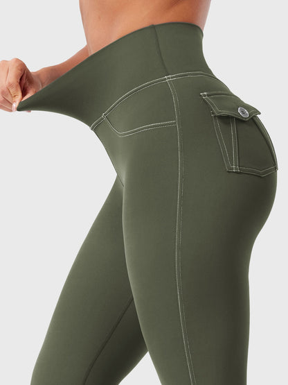 Yeoreo Bernicy CoreFlex™ Faux Denim Flared Leggings
