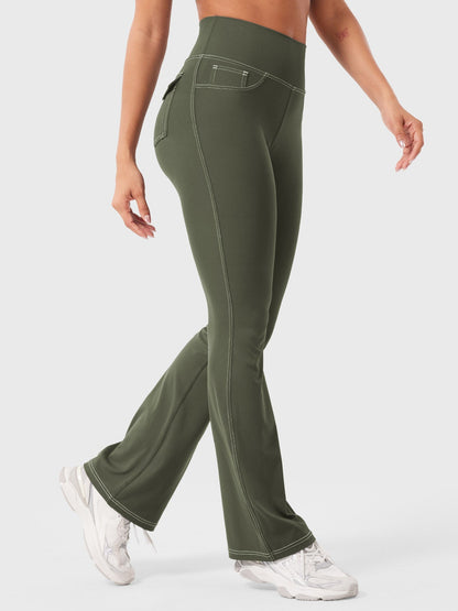 Yeoreo Bernicy CoreFlex™ Faux Denim Flared Leggings