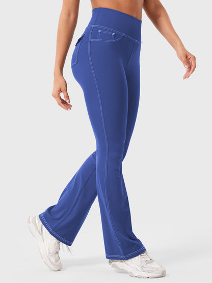 Yeoreo Bernicy CoreFlex™ Faux Denim Flared Leggings